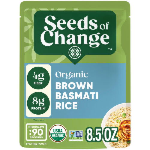 Seeds of Change Basmati Rice, Organic, Brown