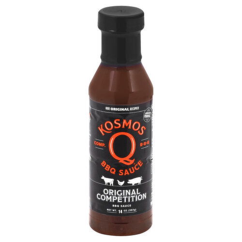 Kosmos Q BBQ Sauce, Original Competition