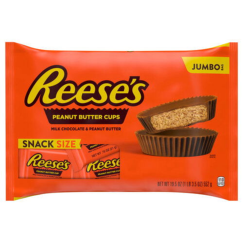 Reese's Snack Size Peanut Butter Cups Jumbo Bag