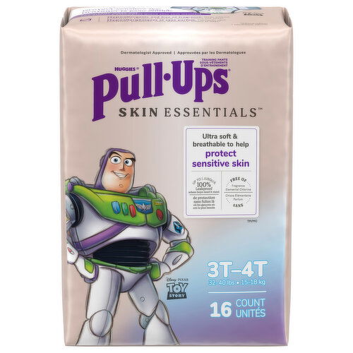 Pull-Ups Skin Essentials Training Pants, Disney Pixar Toy Story, 3T-4T (32-40 lbs)