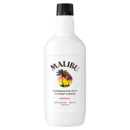 Malibu Caribbean Rum, with Coconut Liqueur, Original