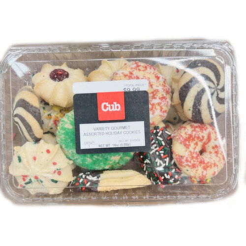 Cub Bakery Gourmet Assorted Holiday Cookies, Variety