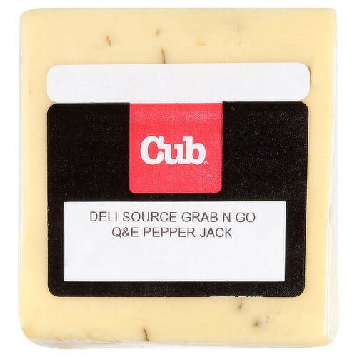 Cub Deli Source Grab N Go Q&E Pepper Jack Cheese
