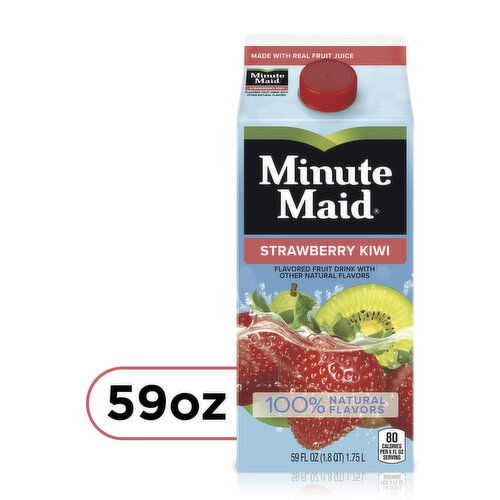 Minute Maid Minute Maid Premium Strawberry Kiwi  Premium Strawberry Kiwi Carton