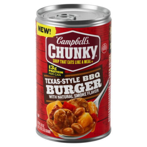 Campbell's® Chunky® Texas-Style BBQ Burger Soup