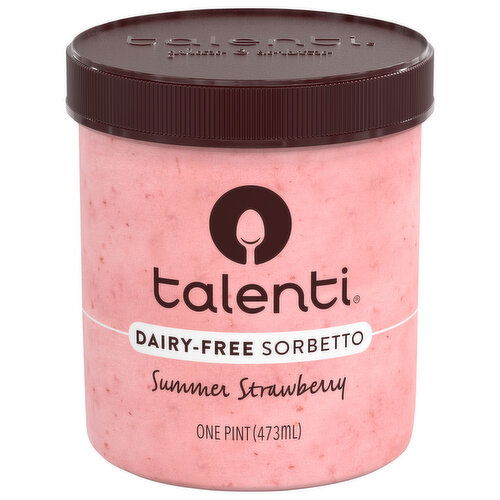 Talenti Sorbetto, Dairy-Free, Summer Strawberry