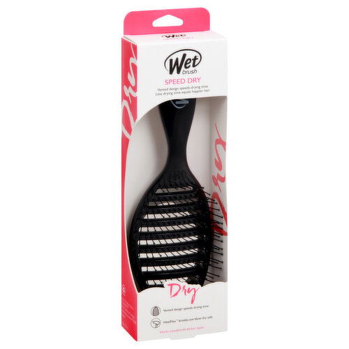 Wet Brush Brush, Speed Dry, Black