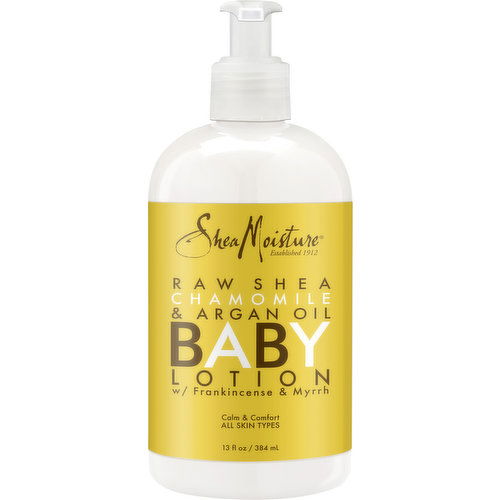 Shea Moisture Baby Lotion, Raw Shea Chamomile & Argan Oil, Calm & Comfort