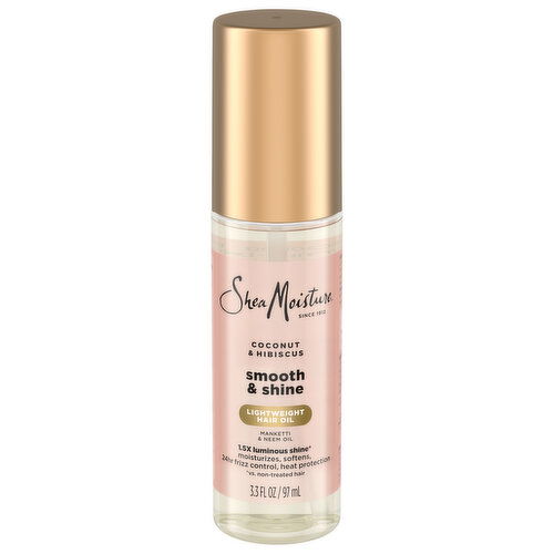 Shea Moisture Smooth & Shine Lightweight Coconut & Hibiscus Hair Oil