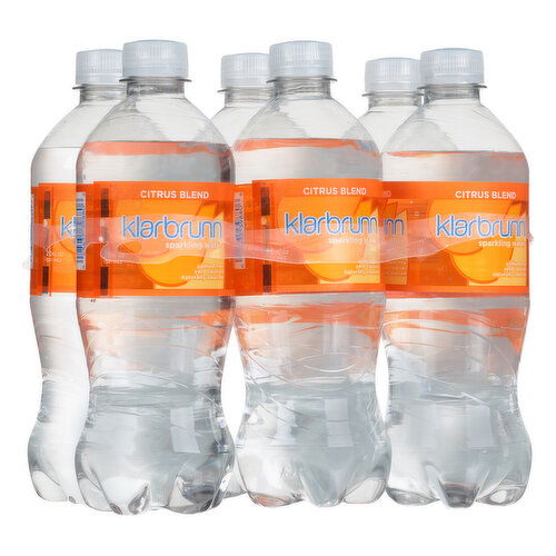 Klarbrunn Sparkling Water, Citrus Blend, 6 Pack