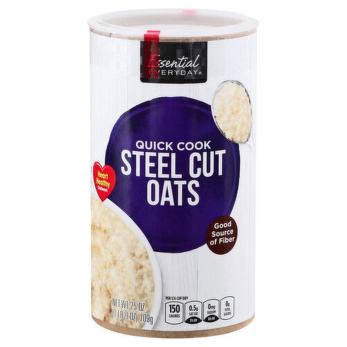 Essential Everyday Oats, Steel Cut, Quick Cook