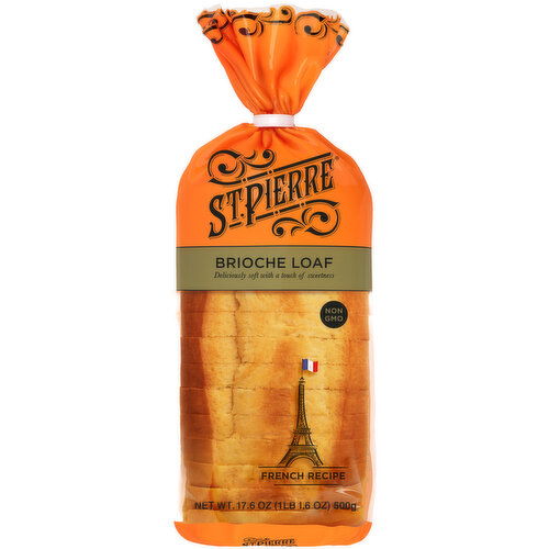 St Pierre Brioche Pre-sliced Loaf, 17.6 oz