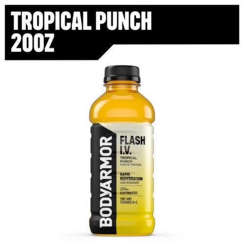 BODYARMOR Flash I.V. Flash I.V. Tropical Punch Electrolyte Sports Drink