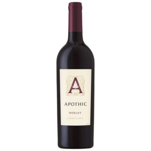 Apothic Merlot Red Wine 750ml   