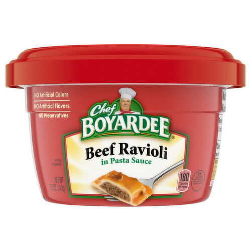 Chef Boyardee Beef Ravioli in Meat Sauce