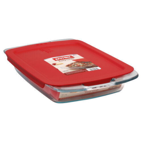 Pyrex Easy Grab Baking Dish, Glass, 3 Qt