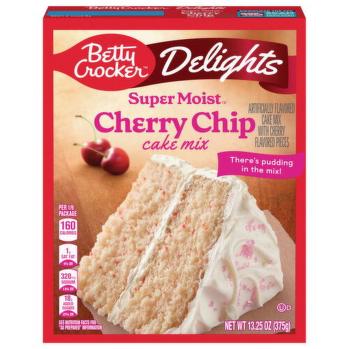 Betty Crocker Super Moist Delights Cherry Chip Cake Mix