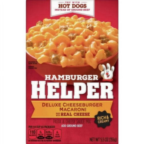 Hamburger Helper Deluxe Cheeseburger Macaroni