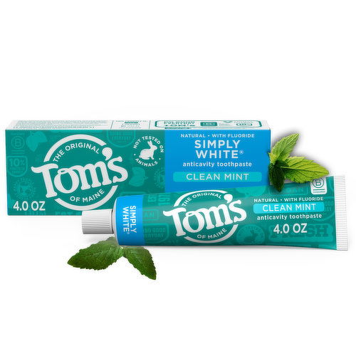 Tom's of Maine NaN Toothpaste, Anticavity, Clean Mint