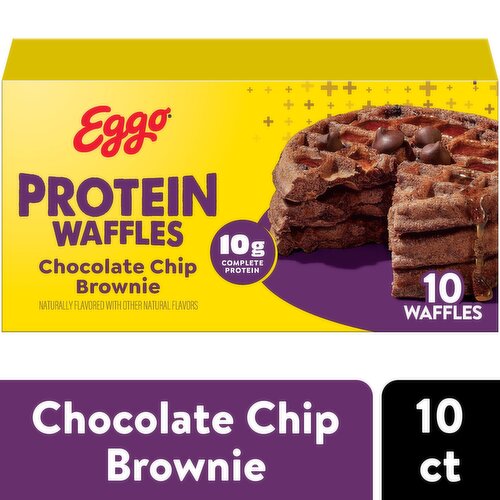 Eggo Frozen Waffles, Chocolate Chip Brownie