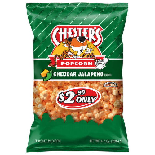 Chester's Cheddar Jalapeno Flavored Popcorn