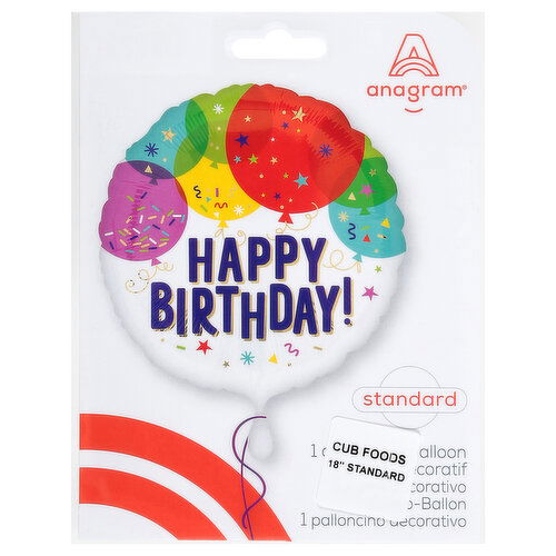 Anagram Standard Birthday 18 Inch Balloon