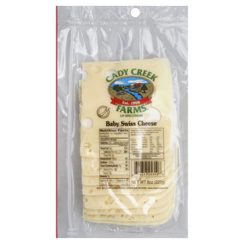 Cady Creek Farms Cheese, Baby Swiss