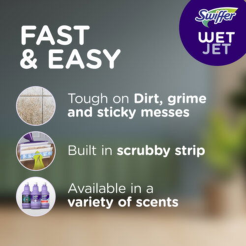 Swiffer WetJet Swiffer Wet Jet Mop, Floor Cleaner, Wood, Laminate, Tile, Cleaning Set
