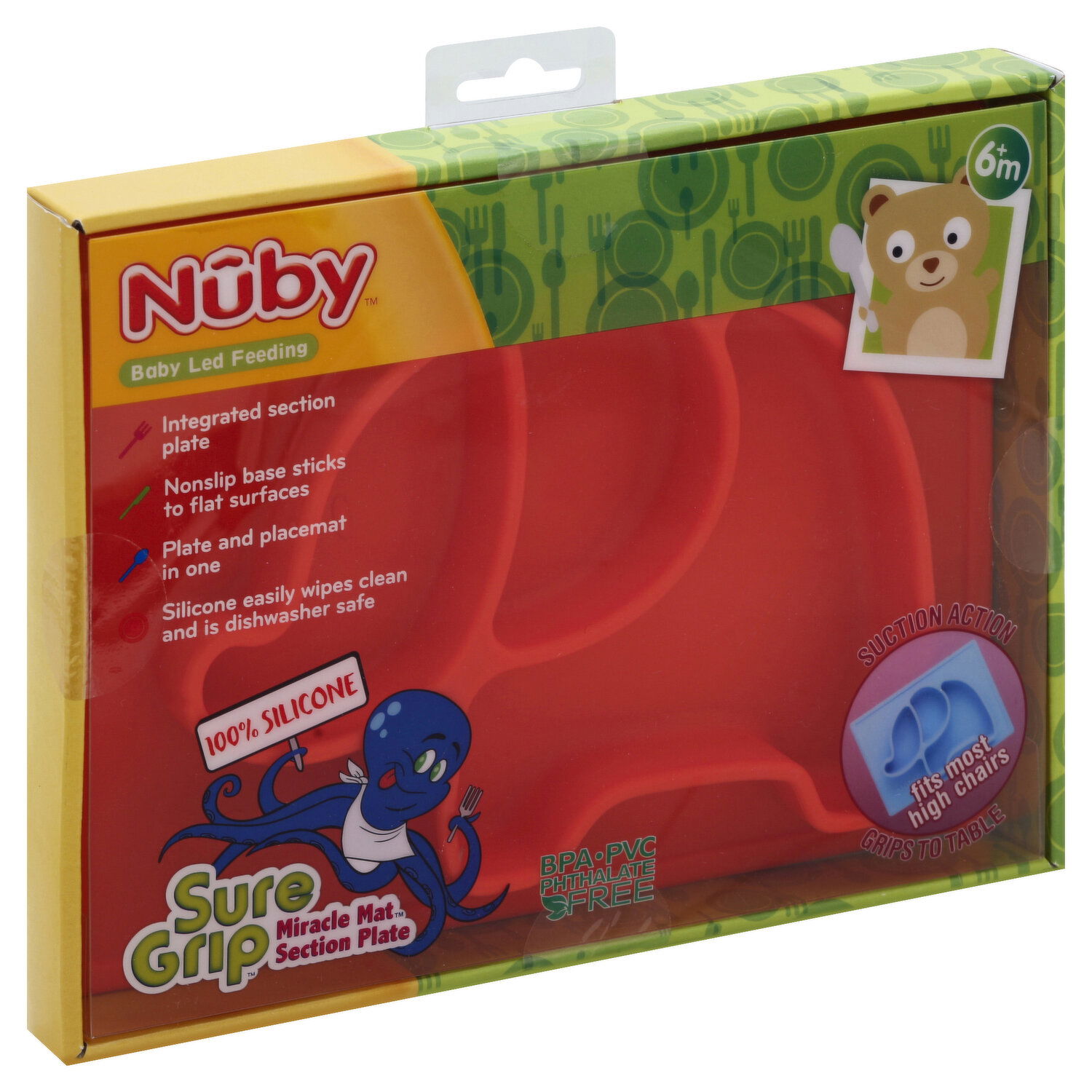 Nuby shops suction plate