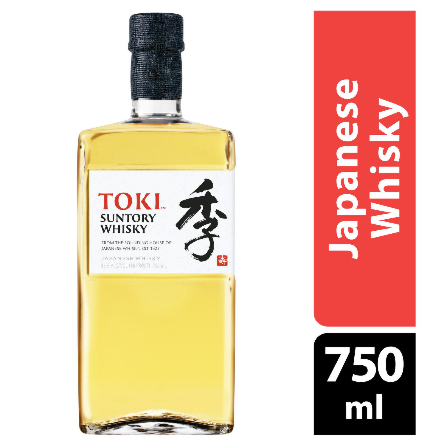 SUNTORY　 BLENDED WHISKY Suntory Toki Blended Japanese Whisky | 750 ml Bottle