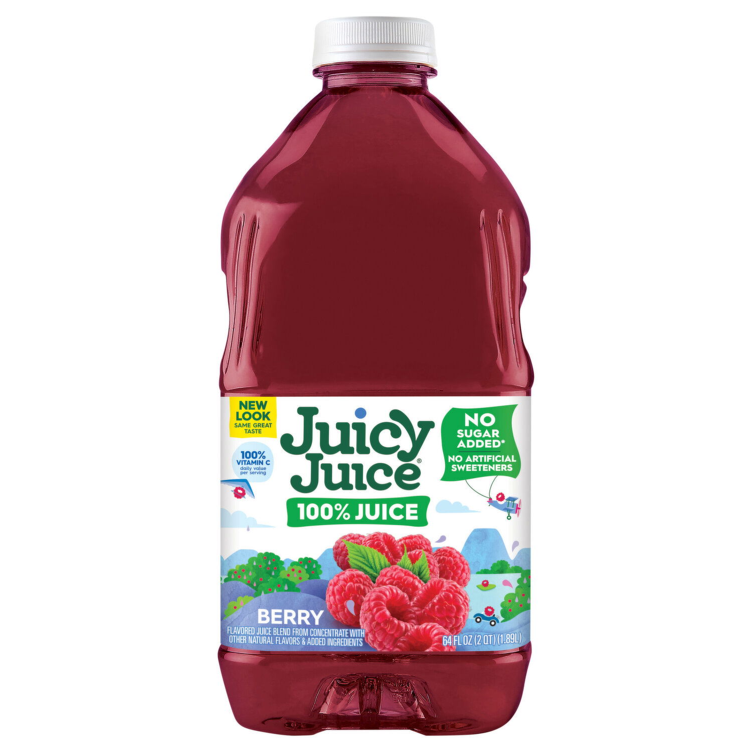 【CRDH×THXE 60%】JUICY JOLLY 1ml Juicy Juice Lower Sugar, Berry Lemonade, 8 Count, 6.75 FL OZ